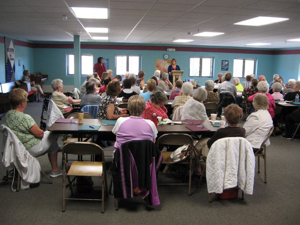 North Country Food Bank Speaks at TriValley Senior
