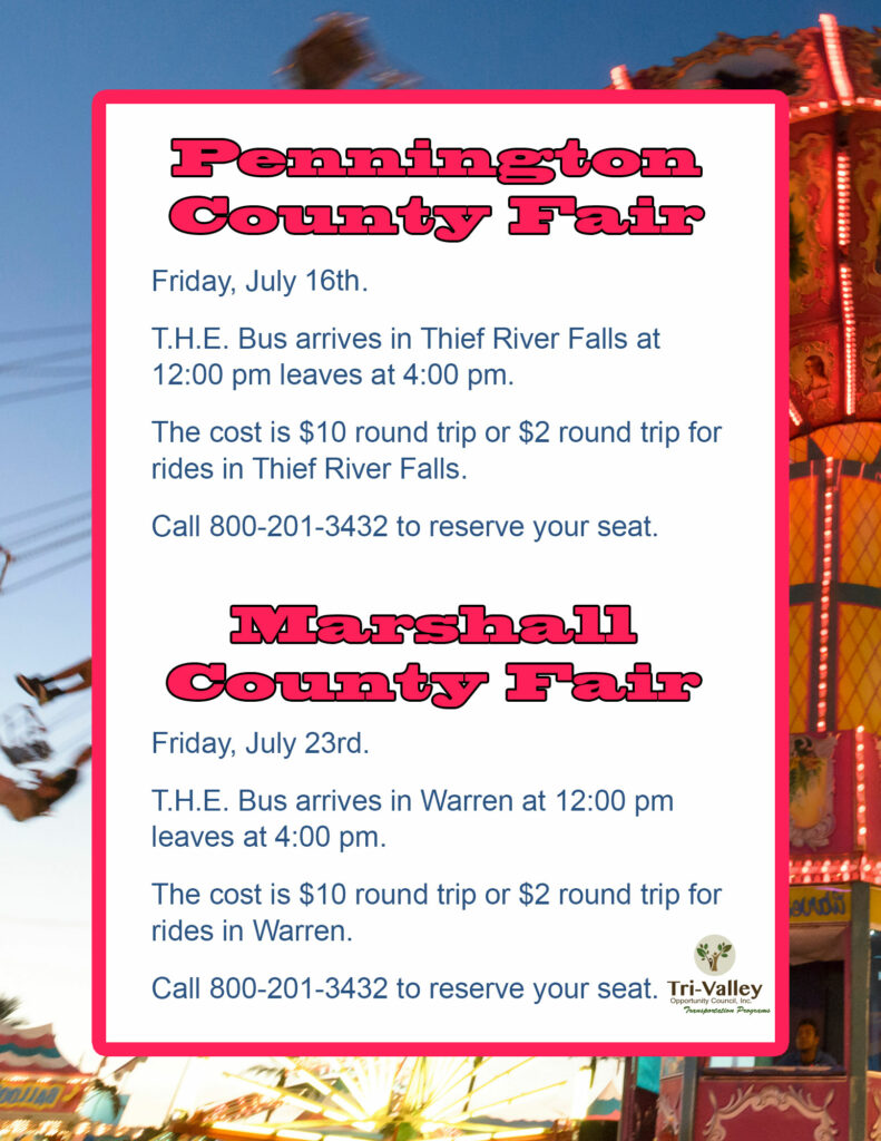 Marshall County Fair (Warren, MN) TriValley Opportunity Council, Inc.